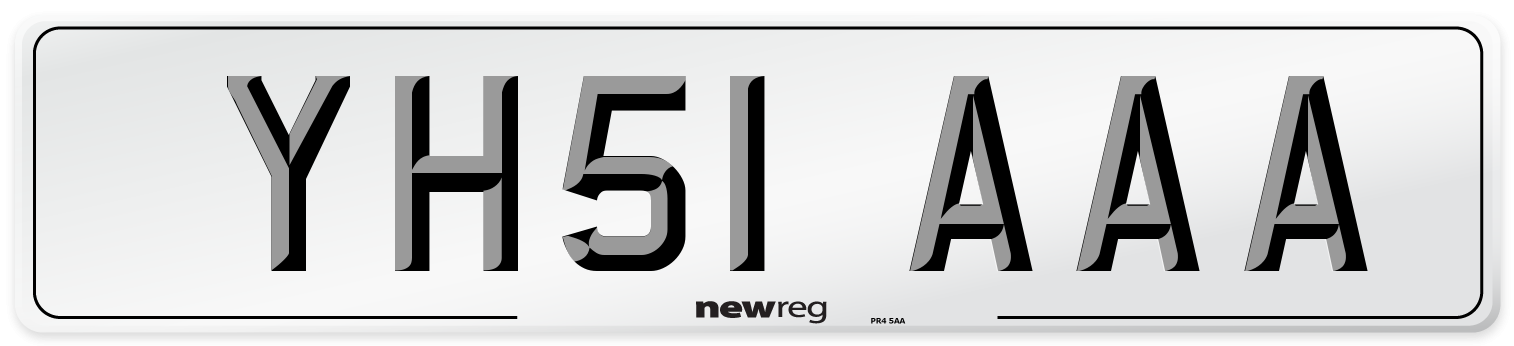 YH51 AAA Number Plate from New Reg